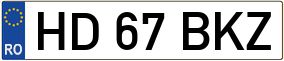 Truck License Plate